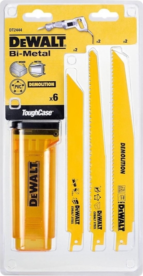 Picture of Dewalt zestaw brzeszczotów do piy szablastej 6 sztuk (DT2444-QZ)