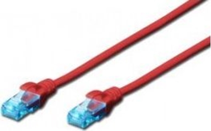 Изображение Digitus DIGITUS CAT 5e U-UTP patch cable PVC AWG 26/7 length 20m color red