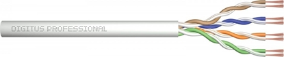 Изображение Digitus Digitus Kabel teleinformatyczny instalacyjny kat.5e, U/UTP, Eca, drut, AWG 24/1, PVC, 50m, Szary