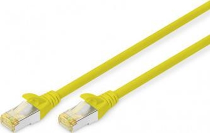 Изображение Digitus Digitus Professional - Patch Cable - RJ-45 (M) to RJ-45 (M) - 25 cm - SFTP - CAT 6a - Booted, Halogen Free, without Hook - Yellow (DK-1644-A-0025 / Y)