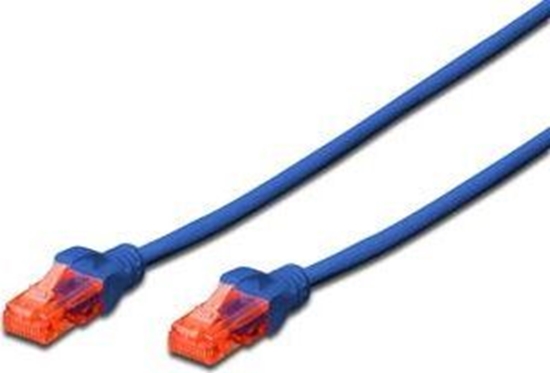 Изображение Digitus Kabel Digitus patch-cord UTP, CAT.5E, blau, 1,5m, 15 LGW