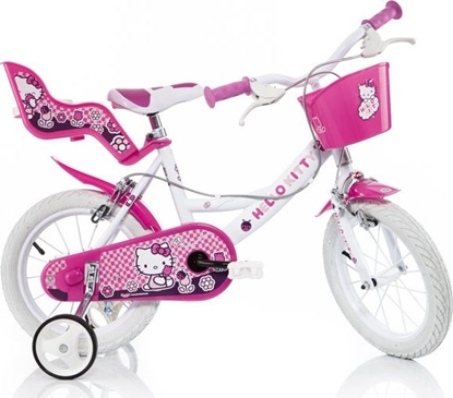 Изображение Dino bikes Mergaičių dviratukas Dino bikes Hello Kitty 16", 164R-HK
