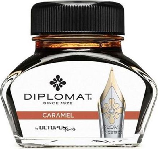 Picture of Diplomat atrament Diplo Octopus 30 ml szklany brzowy