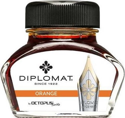 Изображение Diplomat atrament Diplo Octopus szklanka 30 ml pomarańczowy