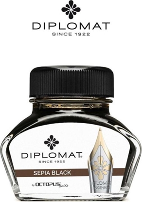Picture of Diplomat Atrament do piór wiecznych DIPLOMAT, w kałamarzu, 30 ml, czarny sepia
