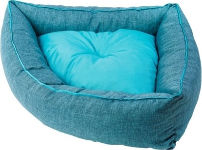 Attēls no Diversa Legowisko Corner Turkusowy M, 60x60x18 cm