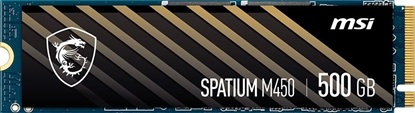 Attēls no MSI SPATIUM M450 PCIe 4.0 NVMe M.2 500GB PCI Express 4.0 3D NAND