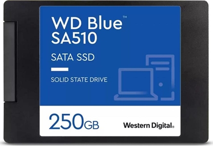 Attēls no Dysk SSD WD Blue SA510 250GB 2.5" SATA III (WDS250G3B0A)