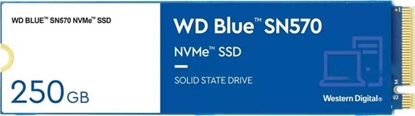Изображение Dysk SSD WD Blue SN570 250GB M.2 2280 PCI-E x4 Gen3 NVMe (WDS250G3B0C)