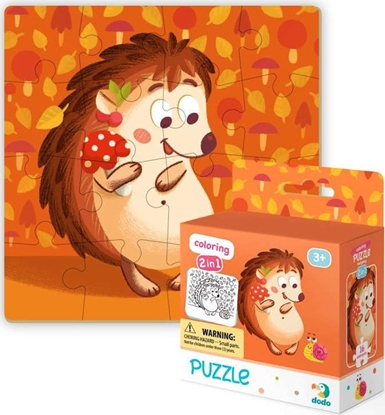 Picture of Dodo Puzzle + Kolorowanka Jeżyk 300119