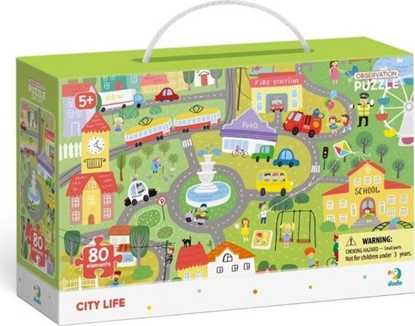 Изображение Dodo Puzzle obserwacyjne 80 Życie w mieście