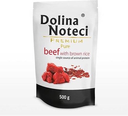 Изображение Dolina Noteci Dolina Noteci Pies Pure, woowina z brzowym ryem saszetka 500g