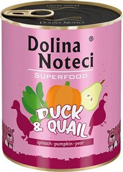 Picture of Dolina Noteci Dolina Noteci Premium Superfood Pies Kaczka i przepiórka puszka 400g