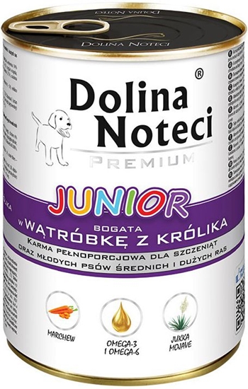 Picture of Dolina Noteci Premium Junior z wtróbk z królika 400g