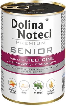 Attēls no Dolina Noteci Premium Senior z cielcina marchewk i tymiankiem 400g