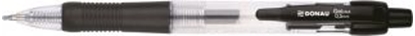 Attēls no Donau Długopis żelowy Donau automatyczny czarny 0,5mm 7344001PL-01