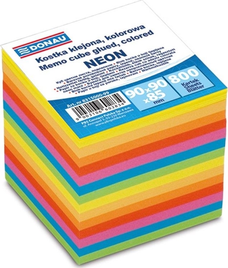 Picture of Donau KOSTKA KLEJONA INTENSYWNE KOLORY 700 KARTEK 9 X 9 X 9 CM 8315000-99