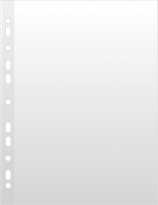 Picture of Donau Koszulki na dokumenty DONAU, PP, A4, groszkowe, 50mikr., 100szt.