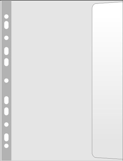 Изображение Donau Koszulki na dokumenty z klap A4 100mic. 10szt. (14K016X)