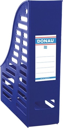 Attēls no Donau Pojemnik ażurowy na dokumenty DONAU, PP, A4, składany, niebieski