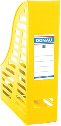 Attēls no Donau Pojemnik ażurowy na dokumenty DONAU, PP, A4, składany, żółty