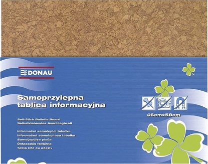 Attēls no Donau Tablica informacyjna DONAU, 58x46cm, samoprzylepna, brzowa