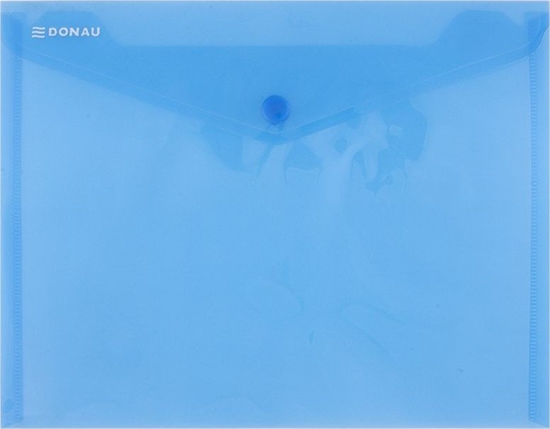 Picture of Donau TECZKA KOPERTOWA C5 240X186X0,18MM NA ZATRZASK PP TRANSPARENT NIEBIESKA 8547001PL-10