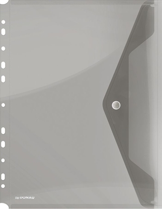 Picture of Donau Teczka kopertowa DONAU zatrzask, PP, A4, 200mikr., z europerforacj, dymna