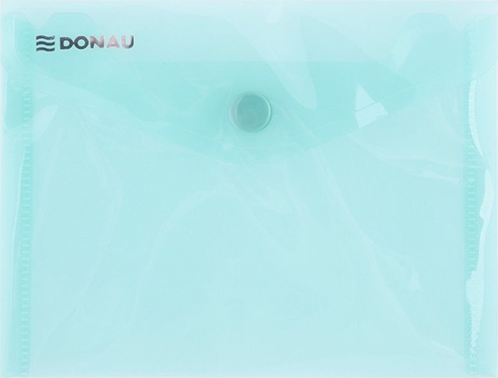 Picture of Donau Teczka kopertowa DONAU zatrzask, PP, A6, 180mikr., zielona