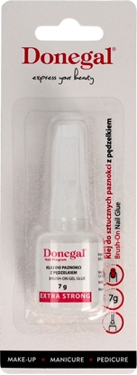 Attēls no Donegal KLEJ do sztucznych paznokci z pdzelkiem (3100) transparentny 7g