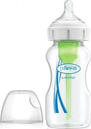 Picture of Dr Browns butelka do karmienia niemowląt szeroka szyjka Options Plus 0m+ 270ml (WB91600)