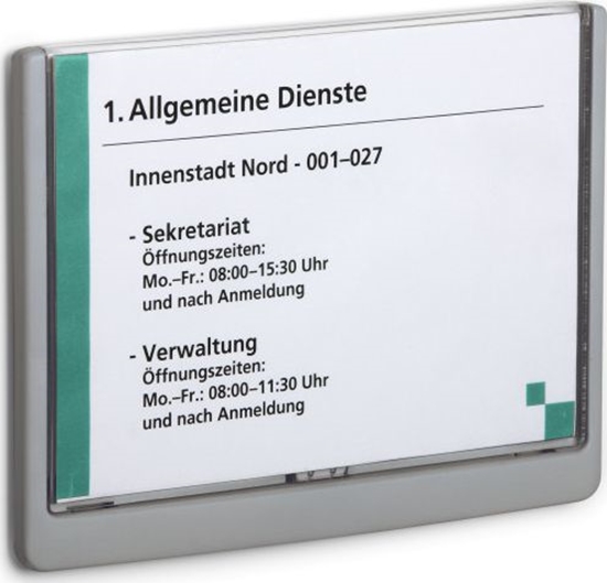 Picture of Durable TABLICZKA PRZYDRZWIOWA 210X148,5 GRAF DURABLE