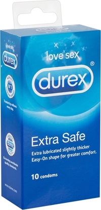 Attēls no Durex  Durex prezervatyvai Extra Safe, 10 vnt.