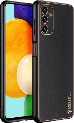 Attēls no Dux Ducis Yolo eleganckie etui pokrowiec ze skóry Samsung Galaxy A13 5G czarny