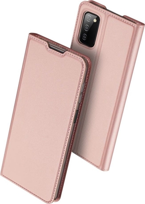 Attēls no Dux Ducis Etui SAMSUNG GALAXY A03S z klapk Dux Ducis skórzane Skin Leather jasny ró