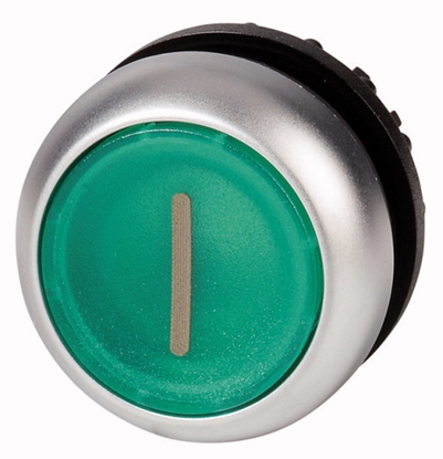 Picture of Eaton M22-DL-G-X1 electrical switch Pushbutton switch Black, Green, Metallic