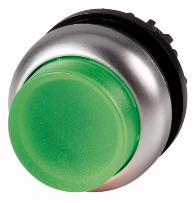 Picture of Eaton M22-DLH-G electrical switch Pushbutton switch Black, Green, Metallic