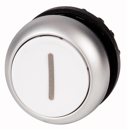 Picture of Eaton M22-D-W-X1 electrical switch Pushbutton switch Black, Metallic, White