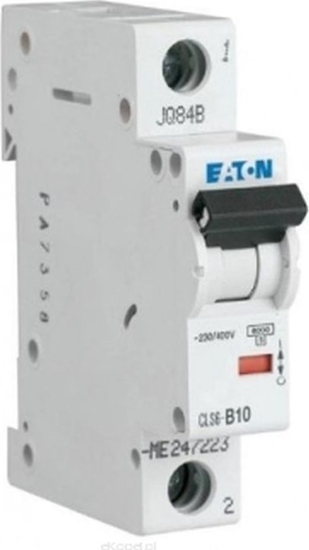 Picture of Eaton Wycznik nadprdowy 1P B 6A 6kA AC xPole Home HN-B6/1 194818