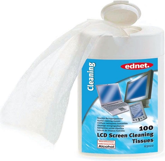 Изображение Ekrāna tīrāmās salvetes, 100gab, Ednet