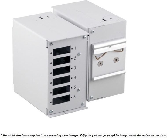 Изображение EFB EFB 53705.1v3 EFB Przecznica wiatowodowa na szyn DIN, przemysowa, bez panela przedniego