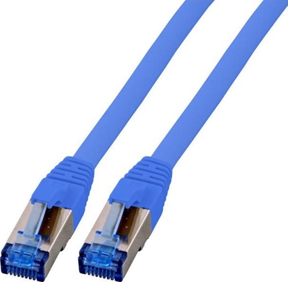Attēls no EFB Patchcord RJ45 S / FTP, kat. 6A, kat. 7 Raw kabel TPE superflex, 1m, niebieski (K5525FBL.1)