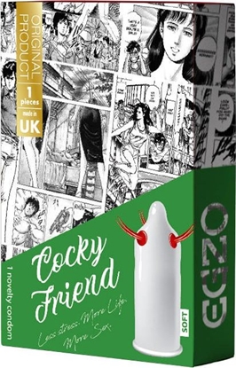 Picture of Egzo Egzo Cocky Friend Prezerwatywa z wypustkami Soft - 1 sztuka