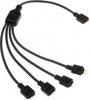 Attēls no EK Water Blocks 4-biegunowy kabel rozgany R-4 RGB EK-RGB