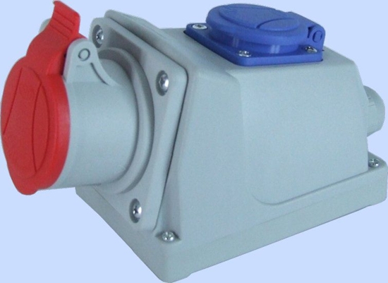 Изображение Elektromet Gniazdo stae KOMBI 16A 4P 400V IP44 GSC (921841)