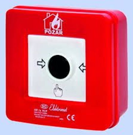 Изображение Elektromet Rczny ostrzegacz poarowy NC-NO IP65 WP-1 ROP B (921406)