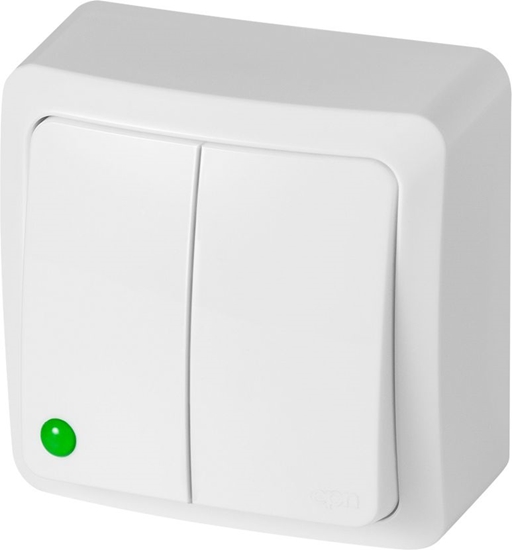 Picture of Elektro-Plast BERG cznik wiecznikowy n/t 10AX IP20 biay (3711-00)