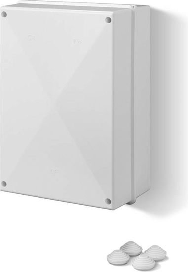 Picture of Elektro-Plast Puszka n/t 213 x 303 x 125mm tworzywo IP55 biay PK-9 (0253-30)