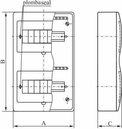 Picture of Elektro-Plast Rozdzielnica moduowa 2x12 natynkowa IP40 RN-24/B Fala N+PE (7.15)