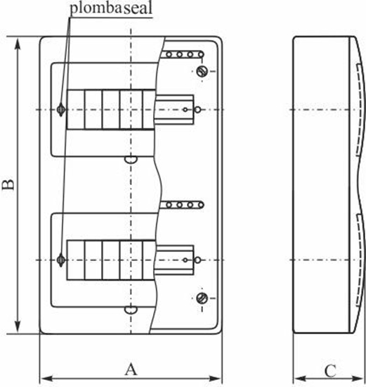 Picture of Elektro-Plast Rozdzielnica moduowa 2x12 natynkowa IP40 RN-24/B Fala N+PE (7.15)